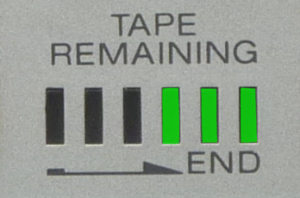 tape remaining indicator