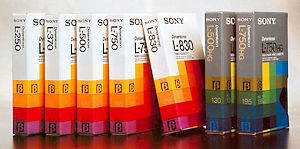 Sony tape varieties