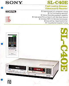 SL-C40E brochure cover