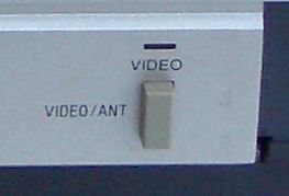 VCR 2000 front switch