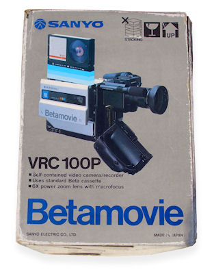 Sanyo VRC 100P Betamovie Box